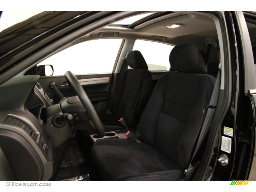 2011 CR-V EX 4WD - Crystal Black Pearl / Black photo #5