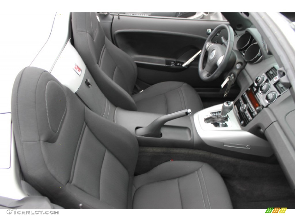 Black Interior 2009 Saturn Sky Roadster Photo #93071818
