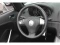 2009 Saturn Sky Black Interior Steering Wheel Photo