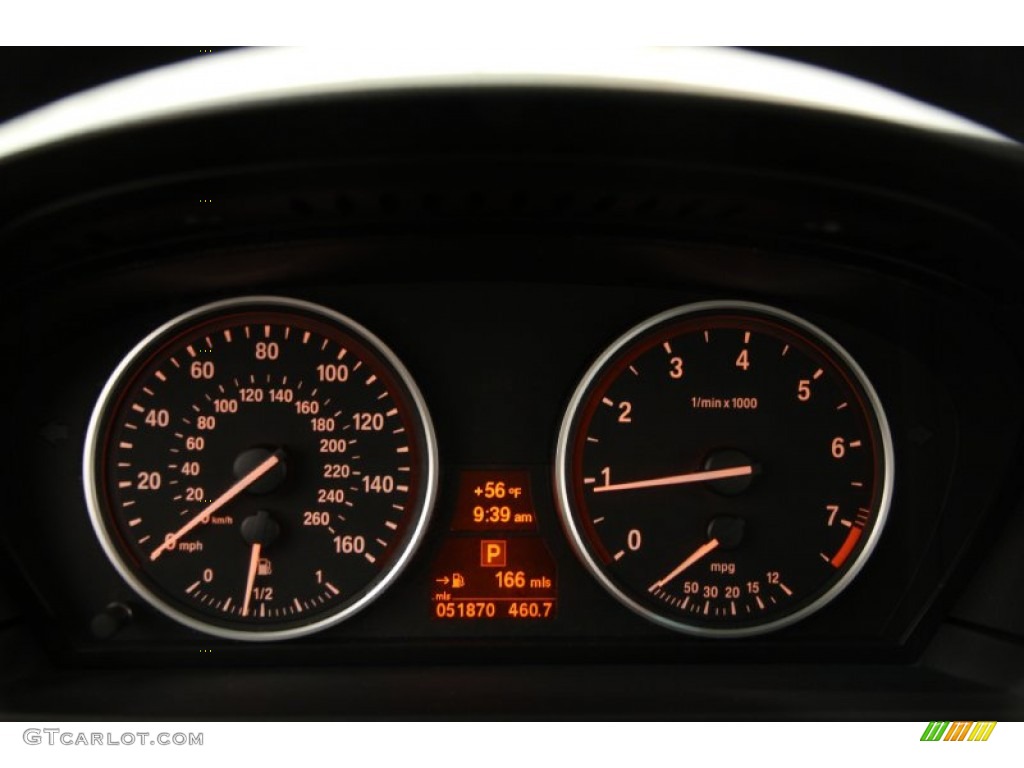 2008 BMW 5 Series 535xi Sedan Gauges Photo #93072057