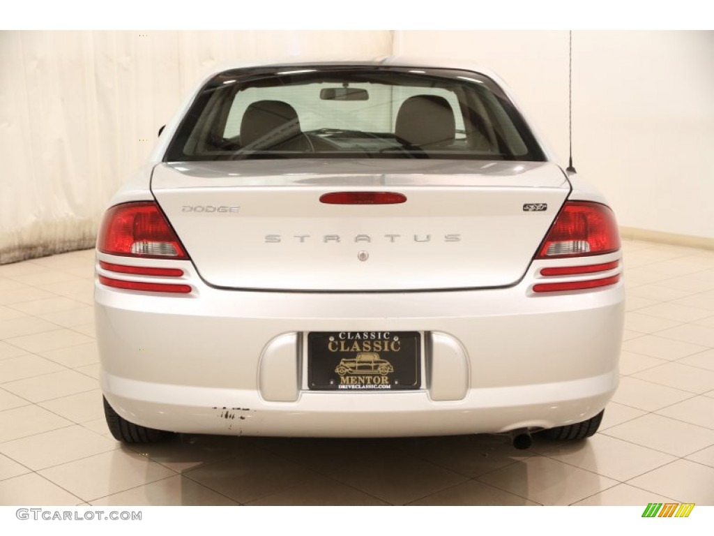 2005 Stratus SXT Sedan - Bright Silver Metallic / Dark Slate Gray photo #11