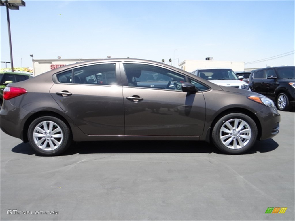 Desert Sand 2014 Kia Forte LX Exterior Photo #93072934
