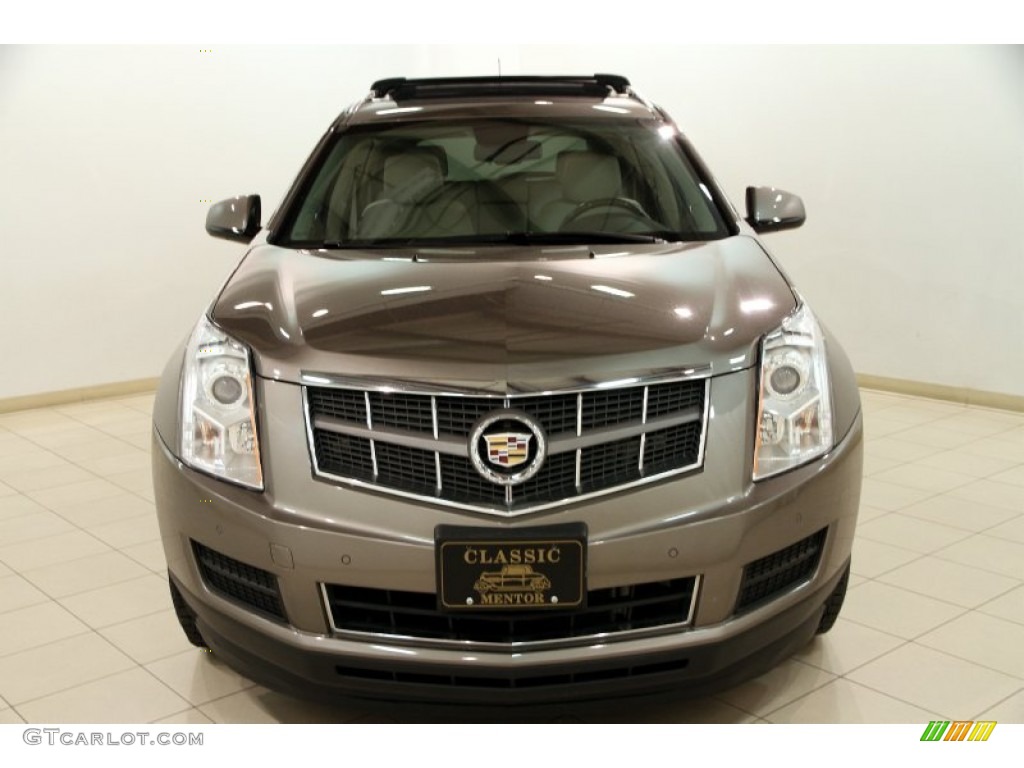 2012 SRX Luxury AWD - Mocha Steel Metallic / Shale/Brownstone photo #2