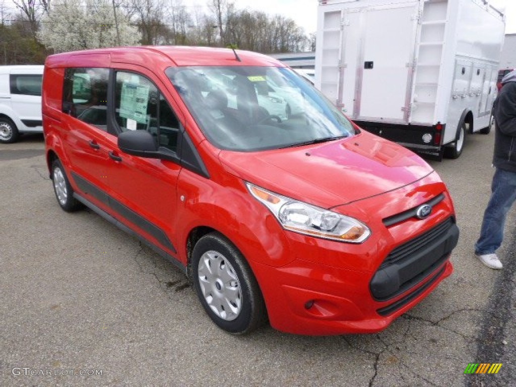 Race Red 2014 Ford Transit Connect XLT Van Exterior Photo #93074629