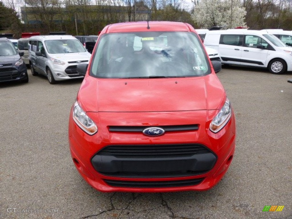 2014 Transit Connect XLT Van - Race Red / Charcoal Black photo #3
