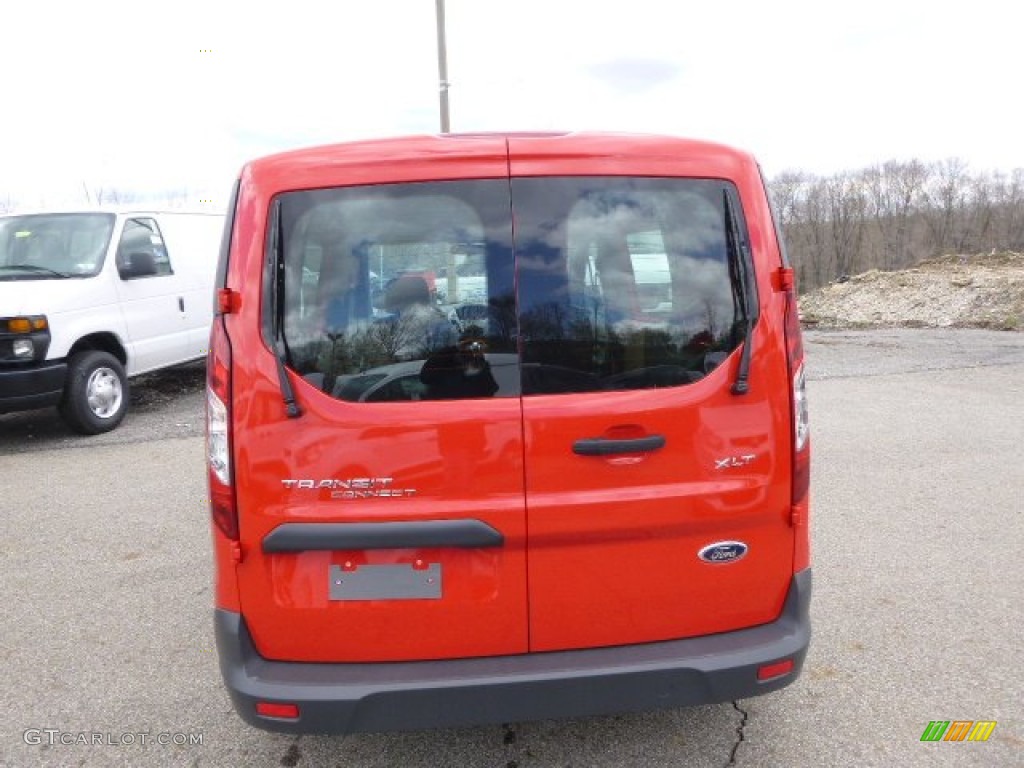 2014 Transit Connect XLT Van - Race Red / Charcoal Black photo #7