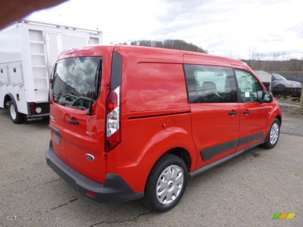 2014 Transit Connect XLT Van - Race Red / Charcoal Black photo #8