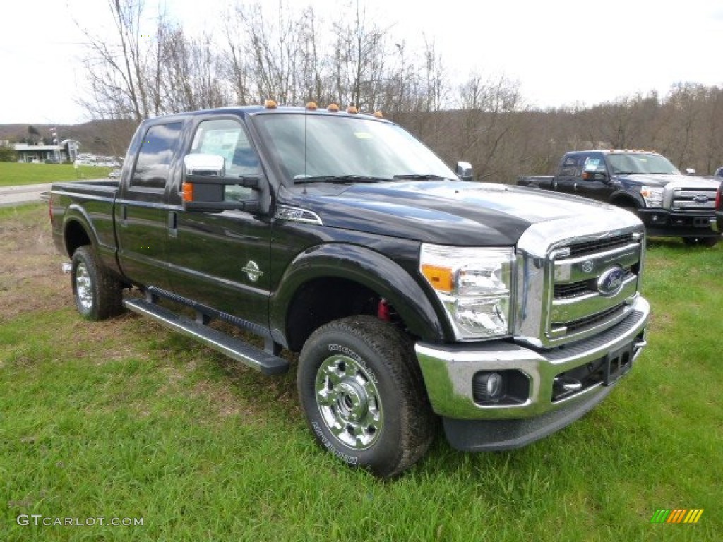 Tuxedo Black 2015 Ford F250 Super Duty XLT Crew Cab 4x4 Exterior Photo #93075052