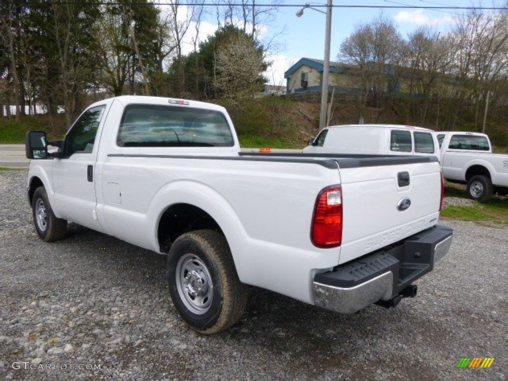 2015 F250 Super Duty XL Regular Cab - Oxford White / Steel photo #6