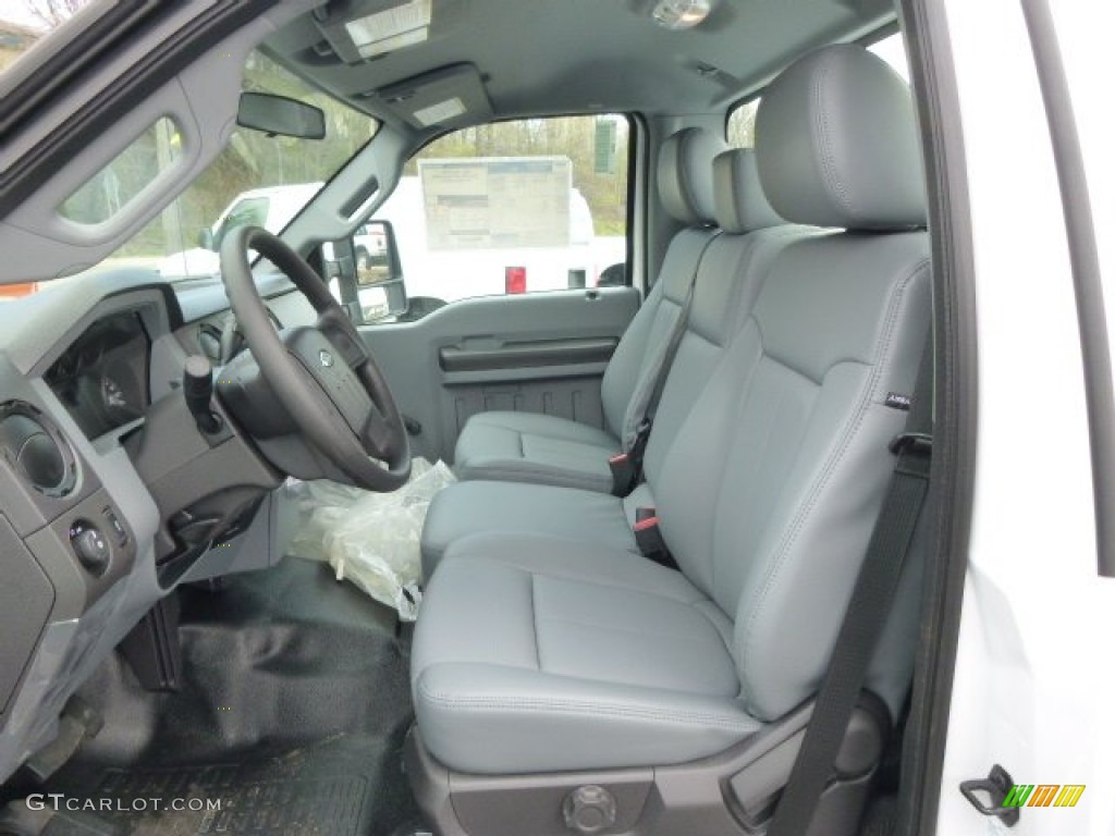 2015 F250 Super Duty XL Regular Cab - Oxford White / Steel photo #10