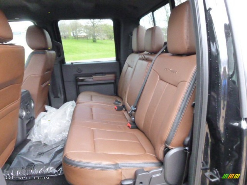 2015 Ford F250 Super Duty Platinum Crew Cab 4x4 Rear Seat Photo #93076189