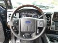 Platinum Pecan 2015 Ford F250 Super Duty Platinum Crew Cab 4x4 Steering Wheel