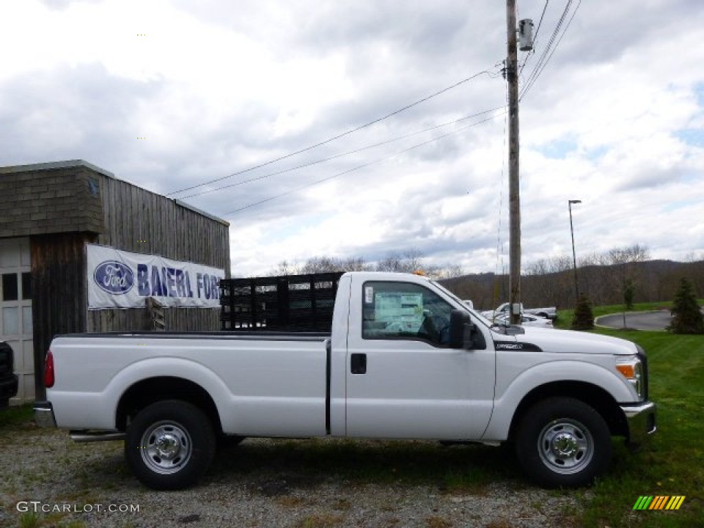 2015 F250 Super Duty XL Regular Cab - Oxford White / Steel photo #1