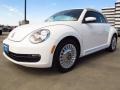2014 Pure White Volkswagen Beetle 2.5L Convertible  photo #3