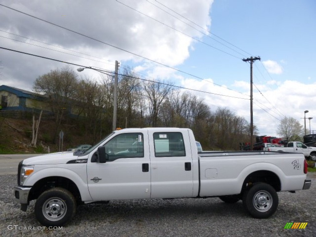 Oxford White 2015 Ford F350 Super Duty XL Crew Cab 4x4 Exterior Photo #93076978