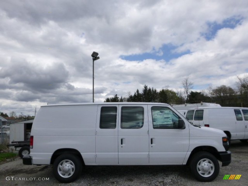 2014 E-Series Van E150 Cargo Van - Oxford White / Medium Flint photo #1