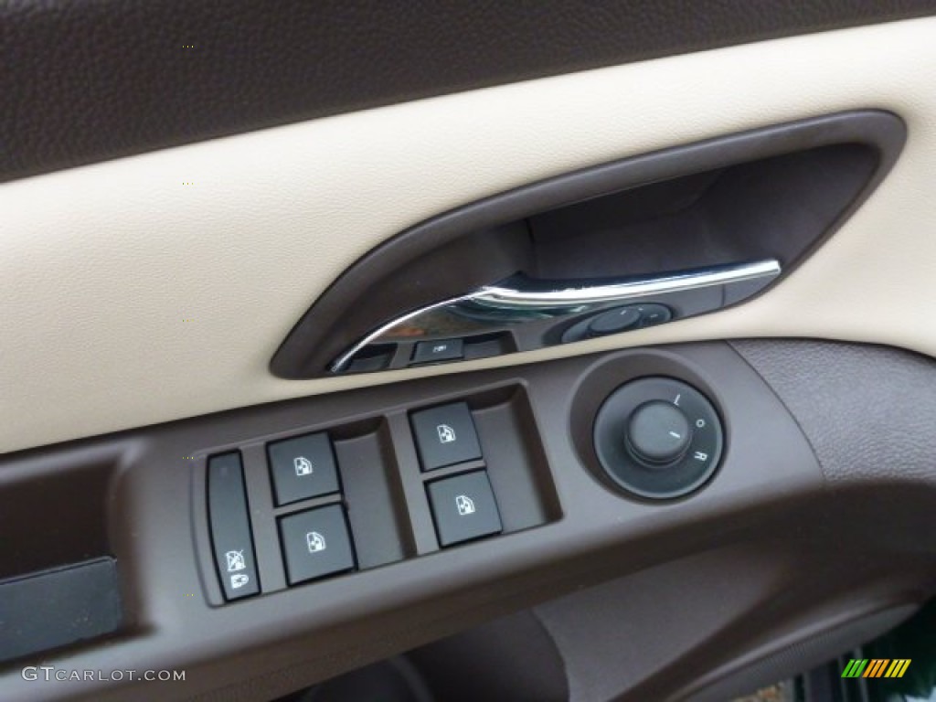 2014 Cruze Diesel - Rainforest Green Metallic / Cocoa/Light Neutral photo #13