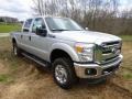 2015 Ingot Silver Ford F250 Super Duty XLT Crew Cab 4x4  photo #2