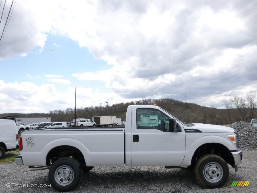 2015 F250 Super Duty XL Regular Cab 4x4 - Oxford White / Steel photo #1