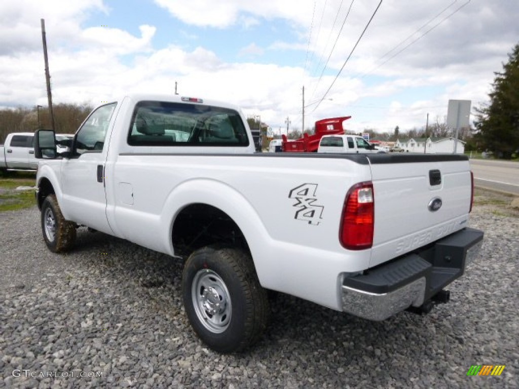 2015 F250 Super Duty XL Regular Cab 4x4 - Oxford White / Steel photo #6