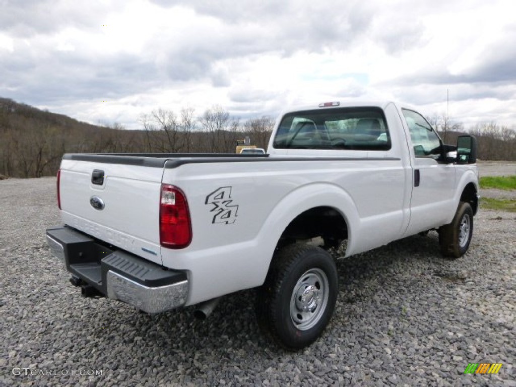 2015 F250 Super Duty XL Regular Cab 4x4 - Oxford White / Steel photo #8