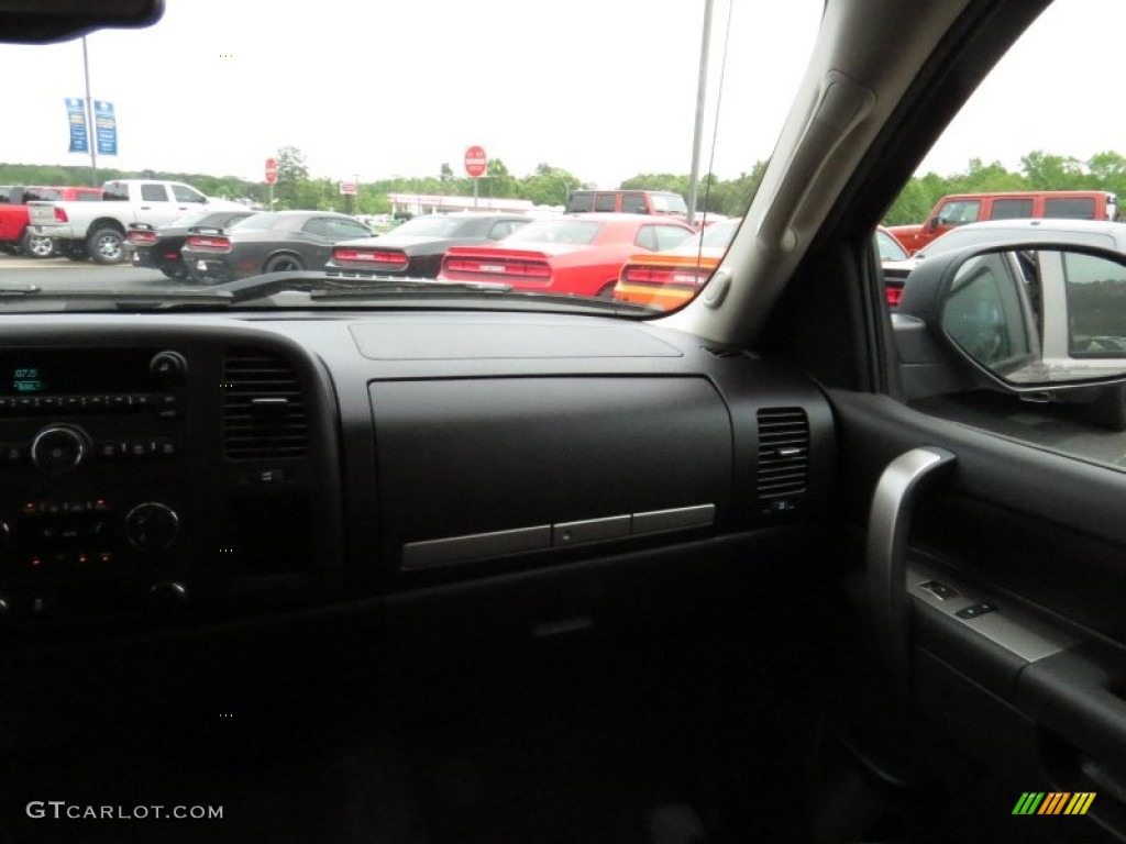 2013 Sierra 1500 SLE Crew Cab 4x4 - Steel Gray Metallic / Ebony photo #17