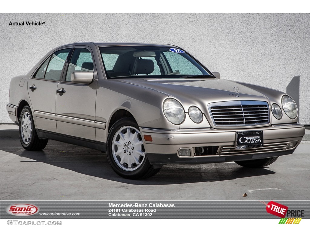 1998 E 320 Sedan - Smoke Silver Metallic / Parchment photo #1