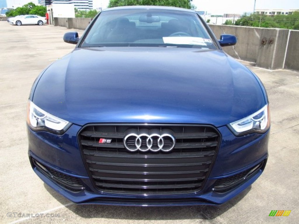 2014 S5 3.0T Premium Plus quattro Coupe - Estoril Blue Crystal / Black photo #6