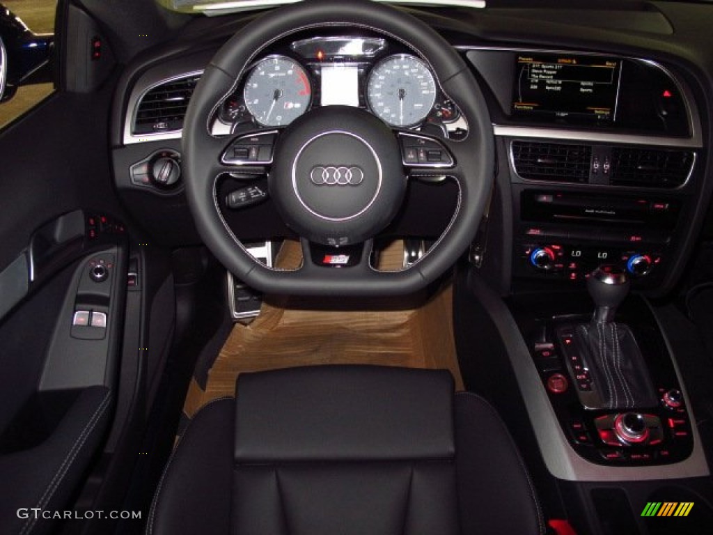 2014 S5 3.0T Premium Plus quattro Coupe - Estoril Blue Crystal / Black photo #13