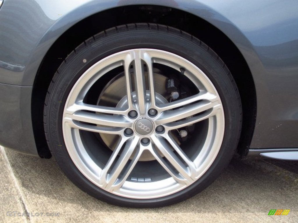 2014 S5 3.0T Premium Plus quattro Coupe - Monsoon Gray Metallic / Black photo #7