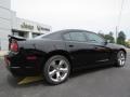 2014 Pitch Black Dodge Charger R/T  photo #8