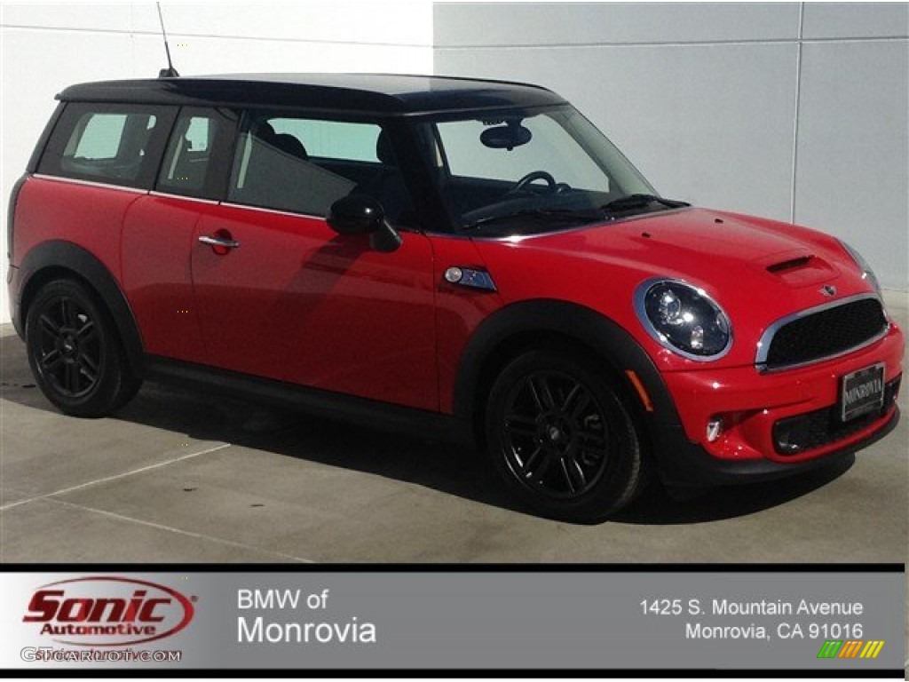 Chili Red Mini Cooper