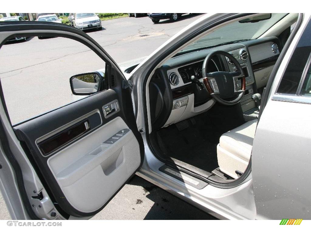 2008 MKZ AWD Sedan - Silver Birch Metallic / Light Stone photo #10