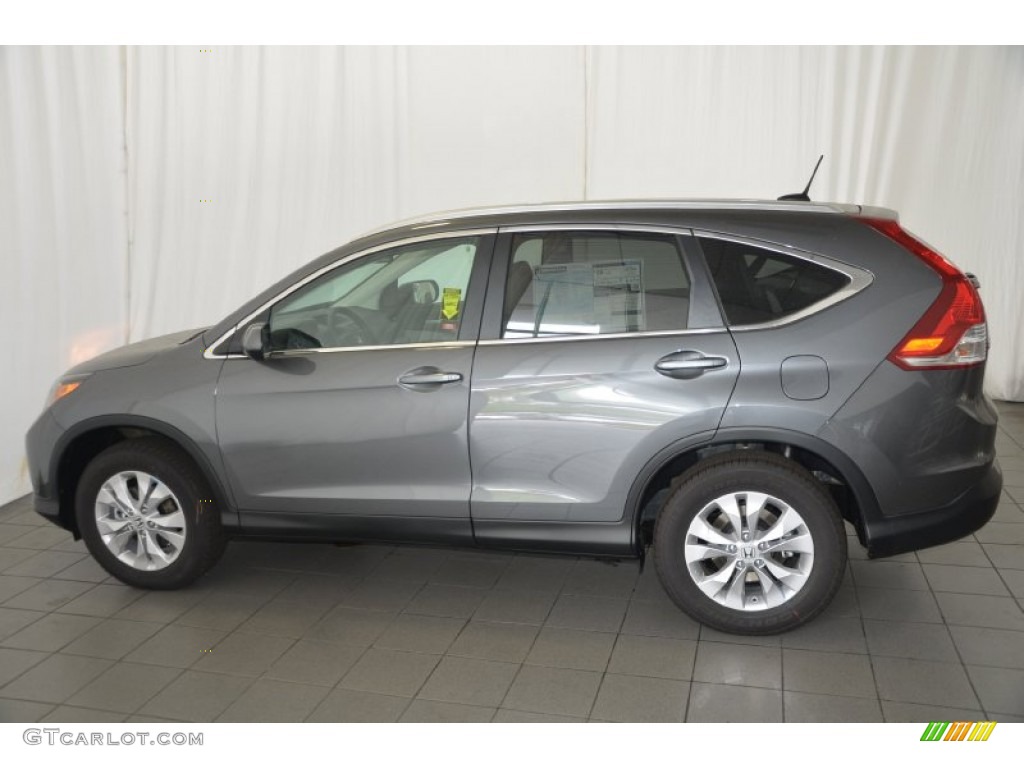 2014 CR-V EX - Polished Metal Metallic / Gray photo #7