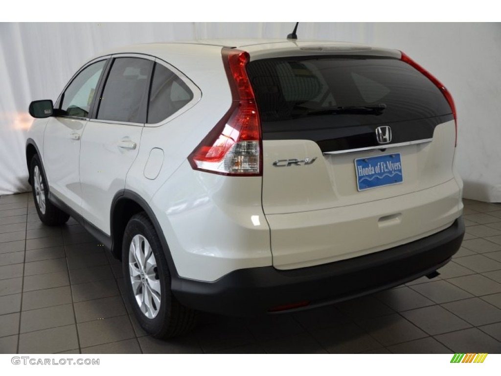 2014 CR-V EX-L - White Diamond Pearl / Beige photo #5