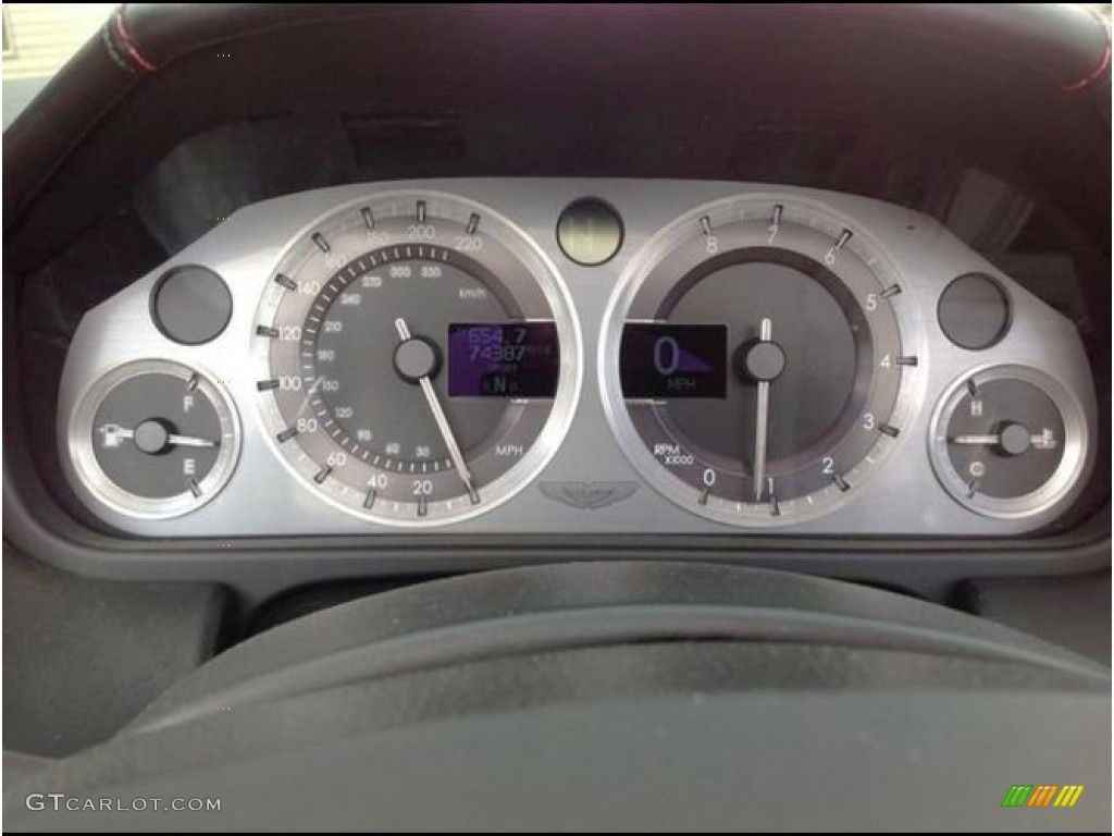 2007 Aston Martin V8 Vantage Standard V8 Vantage Model Gauges Photo #93091442