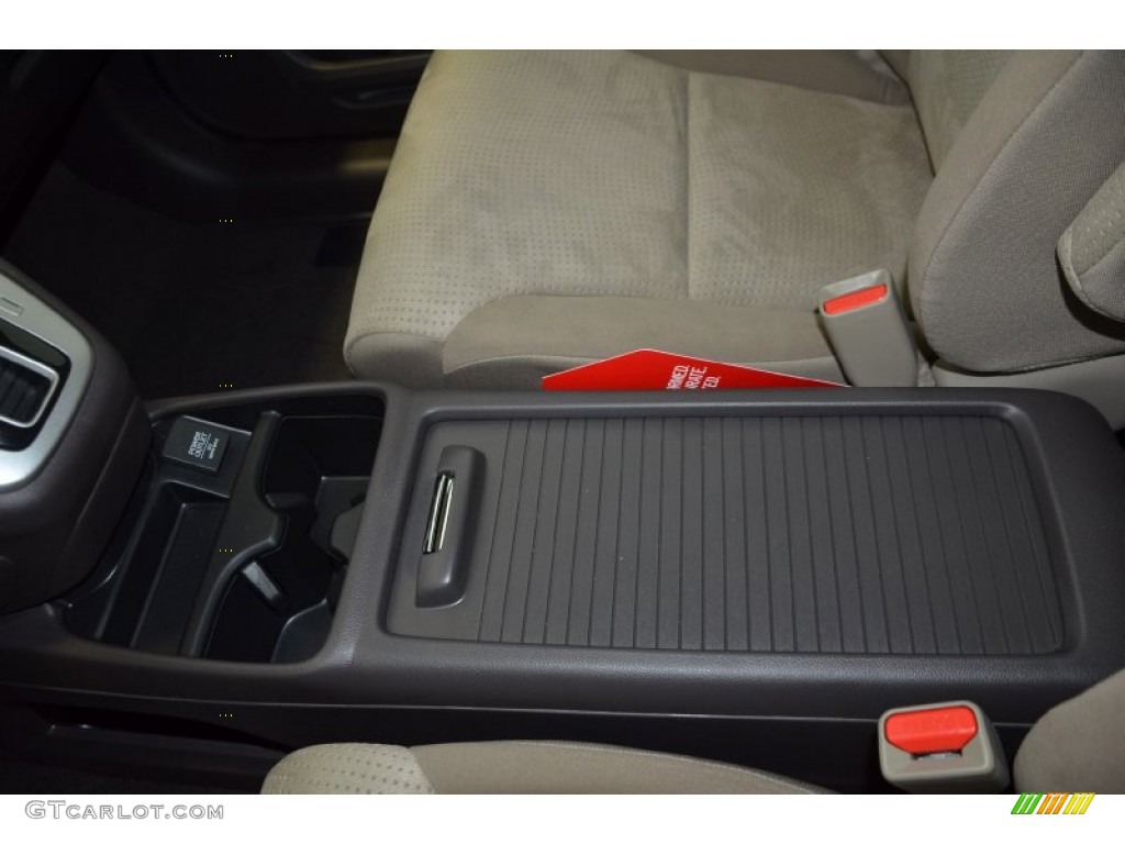 2014 CR-V EX-L - White Diamond Pearl / Beige photo #13