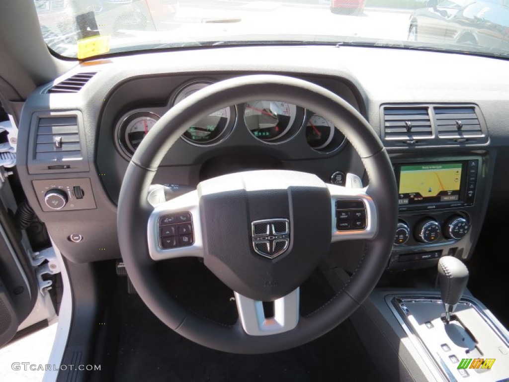 2014 Challenger Rallye Redline - Bright White / Dark Slate Gray photo #8