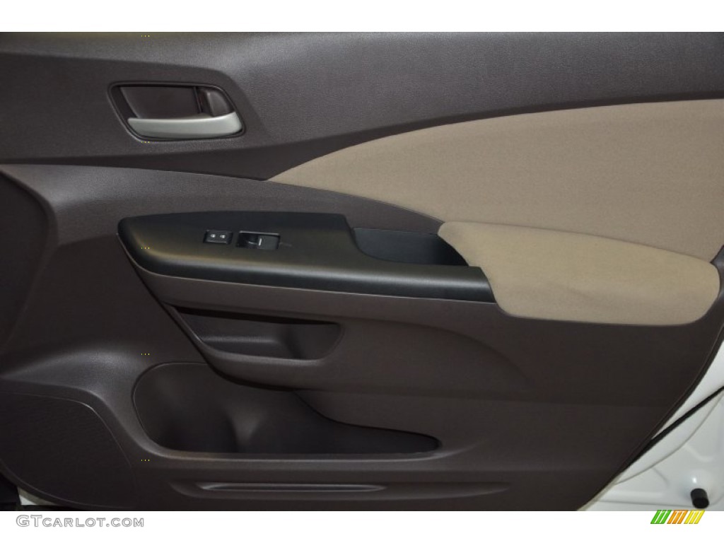 2014 CR-V EX-L - White Diamond Pearl / Beige photo #28