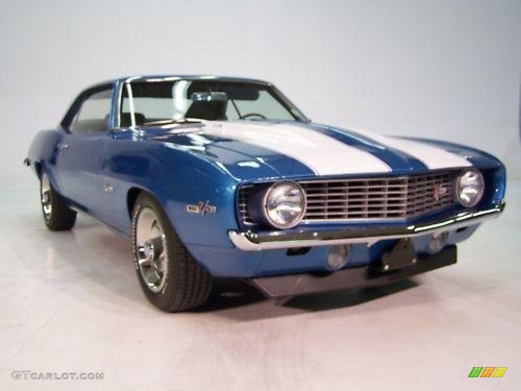 1969 Camaro Z28 Coupe - LeMans Blue / Black/Blue photo #3