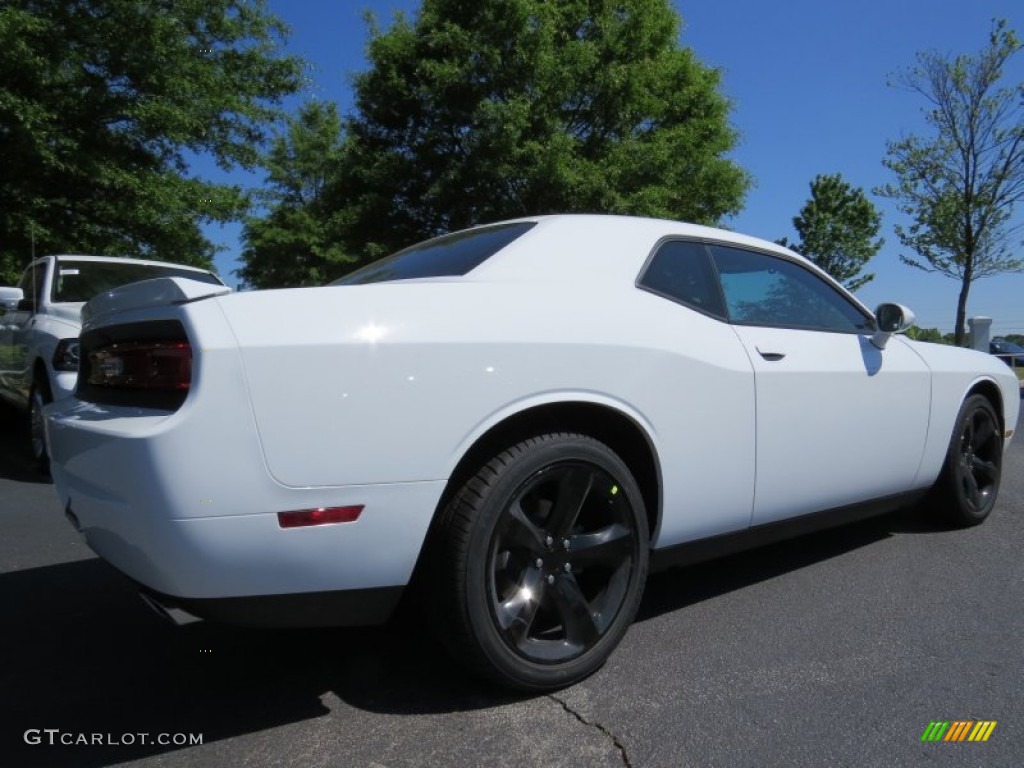 2014 Challenger SXT - Bright White / Dark Slate Gray photo #3