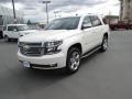 2015 White Diamond Tricoat Chevrolet Tahoe LTZ 4WD  photo #2