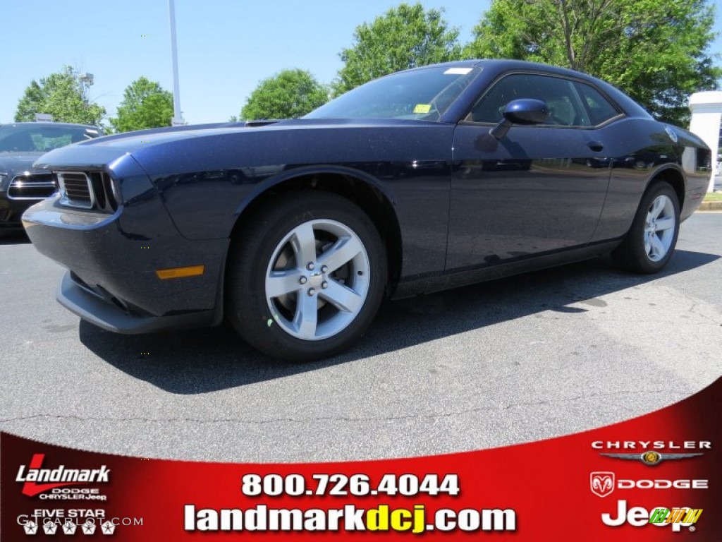 2014 Challenger SXT - Jazz Blue Pearl Coat / Dark Slate Gray photo #1