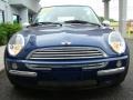 2004 Indi Blue Metallic Mini Cooper Hardtop  photo #3