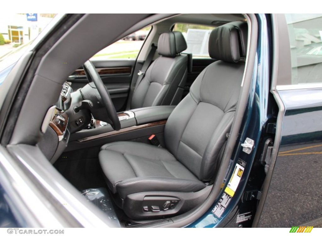 2013 7 Series 750Li xDrive Sedan - Midnight Blue Metallic / Black photo #12