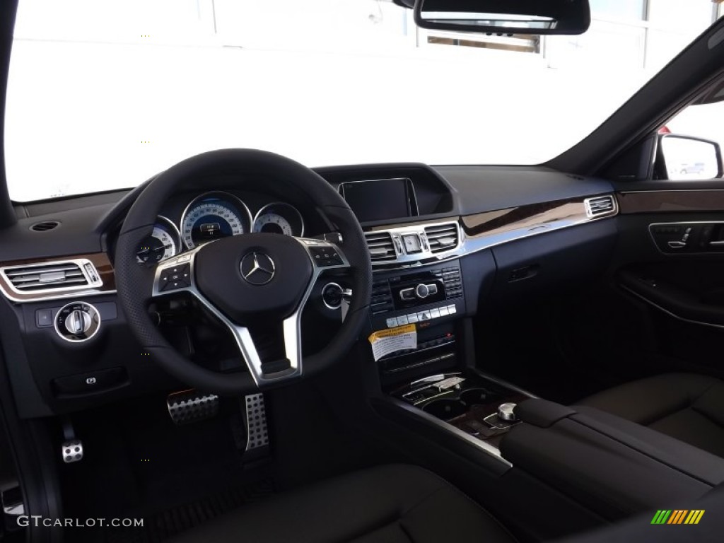 2014 E 350 4Matic Sedan - Black / Black photo #9