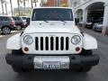 2010 Stone White Jeep Wrangler Unlimited Sahara  photo #7