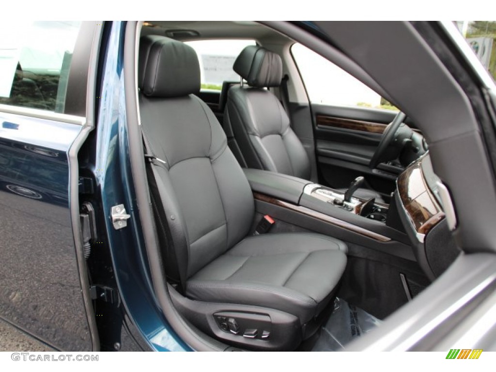 2013 7 Series 750Li xDrive Sedan - Midnight Blue Metallic / Black photo #31