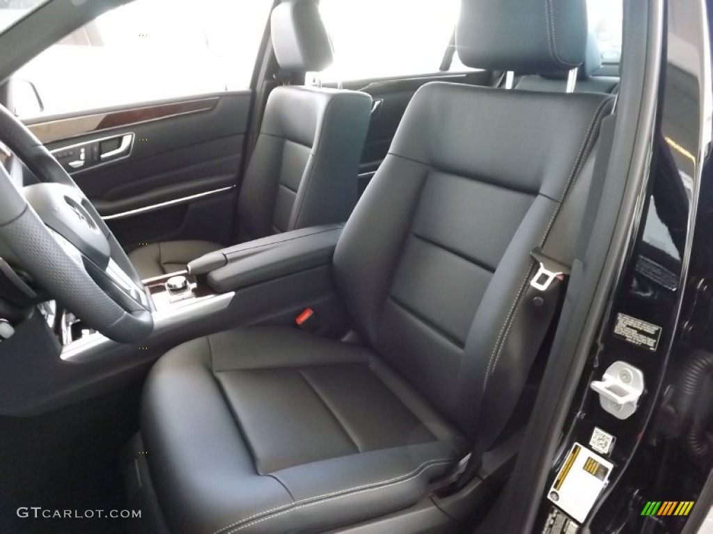 2014 E 350 4Matic Sedan - Black / Black photo #20