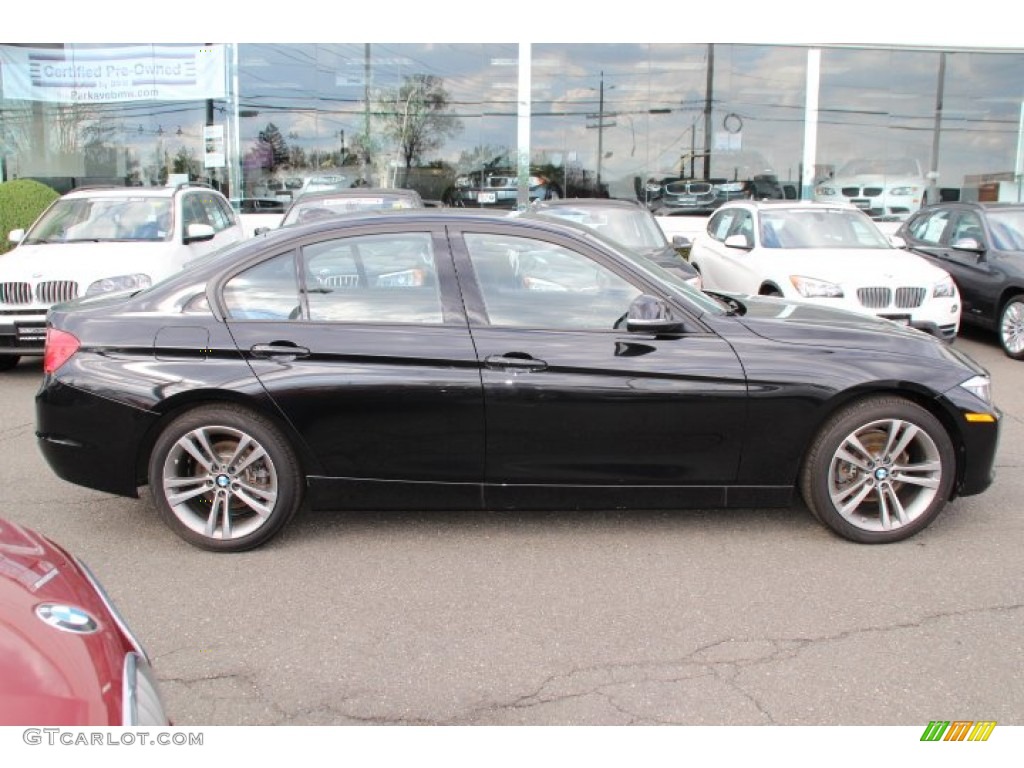 2013 3 Series 328i xDrive Sedan - Black Sapphire Metallic / Black photo #2